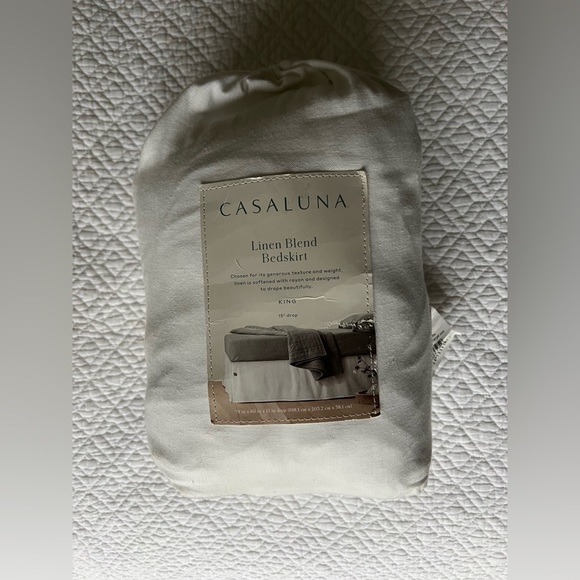 Casaluna Bedding Casaluna Linen Bed Skirt Poshmark
